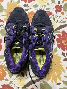 Asics Wandergel Trail Sensor T1C9N schwarz lila Trail Laufschuhe Damen 6,5 - Bild 1 von 5