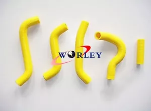 Silicone Radiator Hose Kit YELLOW for Suzuki RMZ 450 RMZ450 07 2007 - Foto 1 di 5