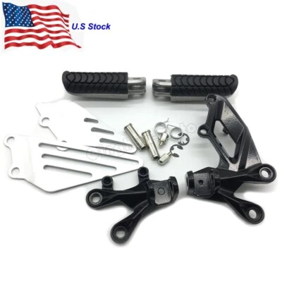 Soporte de estriberas delanteras para conductor para Kawasaki Ninja ZX14/ZX14R ZZR1400 2006-2018 Foto 1 de 4