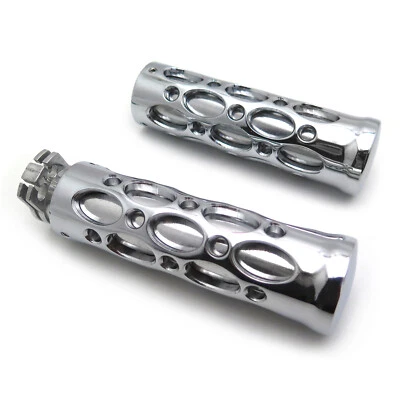 Empuñaduras HongK Kawasaki Ninja 250 500 ZX6 ZX7 ZX9 ZX10 cromadas 7/8" 22 mm Foto 1 de 4