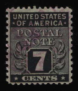 #PN7 7c Postal Note, Used-Creased [11] **ANY 5=FREE SHIPPING** - Picture 1 of 1