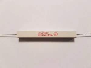 5x Resistenza Filo Resistenza 100 Ohm 17W 10% VITROHM KH218-810B100R Ceramica - Foto 1 di 1