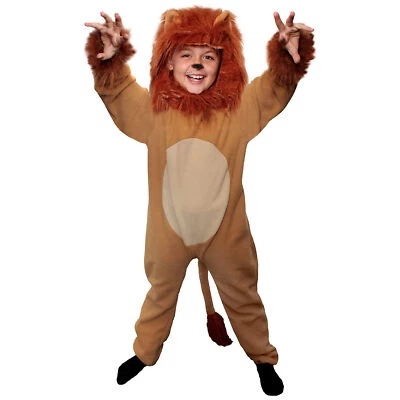ILOVEFANCYDRESS CHILD LION COSTUME ANIMAL FANCY DRESS BOYS GIRLS SCHOOL BOOK WEEK CHARACTER