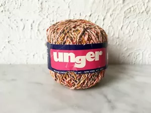 Unger Malindi Cotton Blend Yarn - Italy - 1 Ball Color Pink Brown Grey Tan Rust - Picture 1 of 5