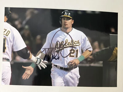 Фотография Марка Котсея из Oakland A's Athletics с автографом главного тренера 4x6 MLB - Изображение 1 из 3