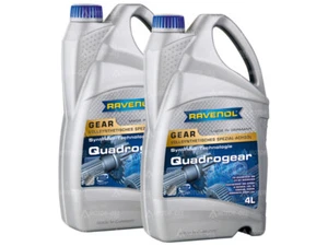 8 Liter (2x4L) RAVENOL QUADROGEAR Getriebeöle Schaltgetriebe Antriebsachsen - Bild 1 von 1