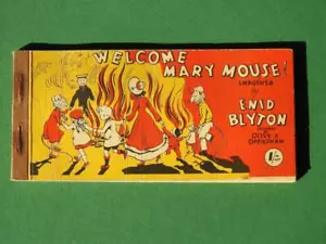 ENID BLYTON VINTAGE C1950 "WELCOME MARY MOUSE" STRIP BOOK - Foto 1 di 3
