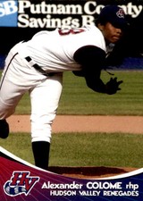 2009 Hudson Valley Renegades Grandstand #11 Alexander Colome Dominican Republic 
