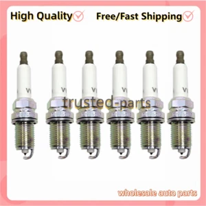 6PCS Laser Platinum Spark Plugs PFR8S8EG For VW Audi A8 Q7 3.0L 101905611G - Picture 1 of 4