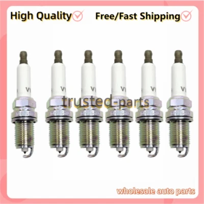 6 piezas bujías láser platino PFR8S8EG para VW Audi A8 Q7 3,0 L 101905611G Foto 1 de 4