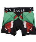 American Eagle Mens Double Santa Underwear Boxer Briefs, Multicoloured, X-Small