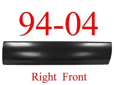 94 04 Chevy S10 Right Front Door Skin Bottom, GMC Sonoma, Rust Repair Panel - Image 1 of 4