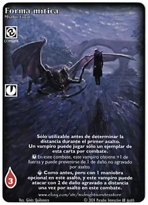 Mythic Form (Spanish) Full Art Spanish Championship Promo V:TES VTES Vampire CCG - Picture 1 of 1
