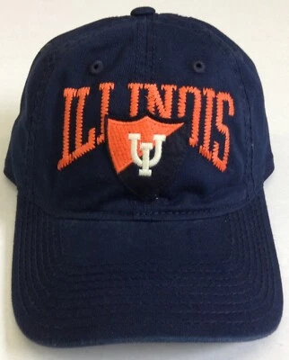NCAA Illinois Fighting Illini Adidas Adult Slouch Adjustable Fit Cap Hat NEW! - Image 1 of 3