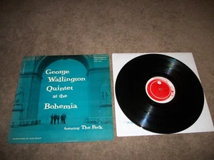 GEORGE WALLINGTON At The Bohemia LP PROGRESSIVE PLP 1001 RVG DG MONO Donald Byrd - Picture 1 of 4