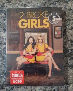 2 Broke Girls The Complete 5th Season 5 DVD W/Slipcover NEVER TRUST STOCK PICS - Picture 1 of 2