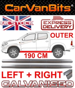 FOR TOYOTA HILUX 05-15 N70 2/4 DOOR SILL REPAIR BODY RUST OUTER PANEL 190CM PAIR - Picture 1 of 5