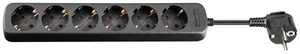 5x Steckdosenleiste; NK 600-150 CS schwarz 1,4m - Bild 1 von 1
