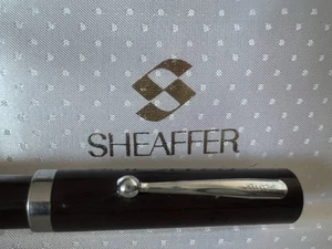 Sheaffer Pen Fountain Pen Brown Pen F Fine No Nonsense Vintage - Picture 1 of 8