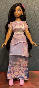 Disney's Encanto Isabella Madrigal Vestido Púrpura Largo Pelo Negro Muñeca 11 Pulgadas 3+ - Imagen 1 de 3