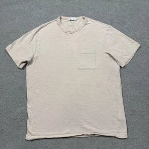 Forty Five Men's Shirt Size M Brown Short Sleeve Pocket Tee Crew Neck Slim - Picture 1 of 7