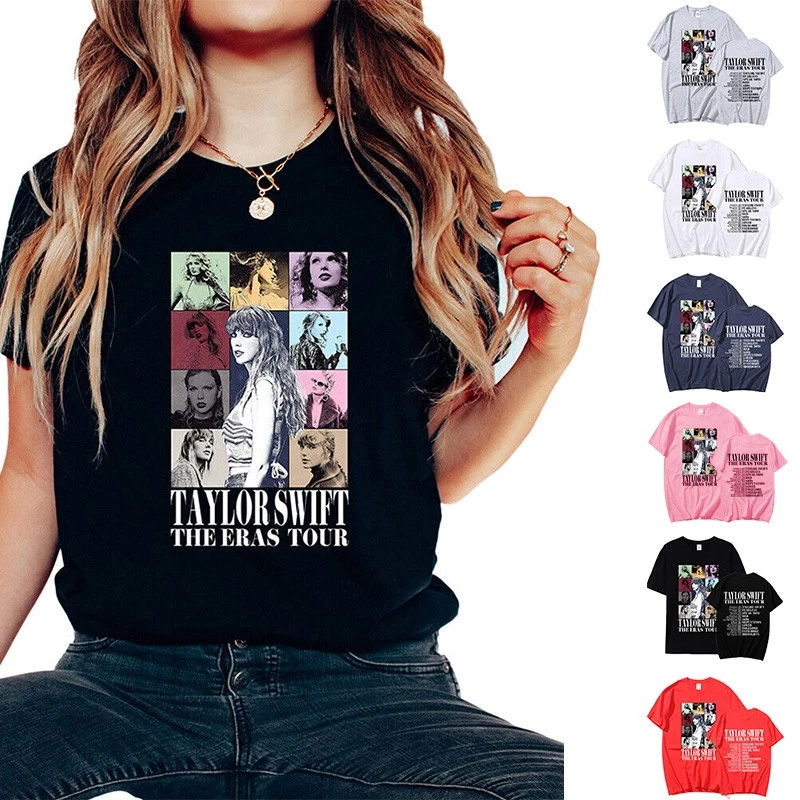 MARKENLOS 2025 Neu The Eras Tour Merch T-shirt Männer Frauen Freizeit T-shirt Geschenk