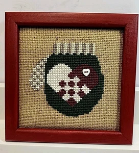 De colección Punto de Cruz/Punto de Aguja 7x7 Arte Popular Vacaciones Invierno Granja Campo - Imagen 1 de 12