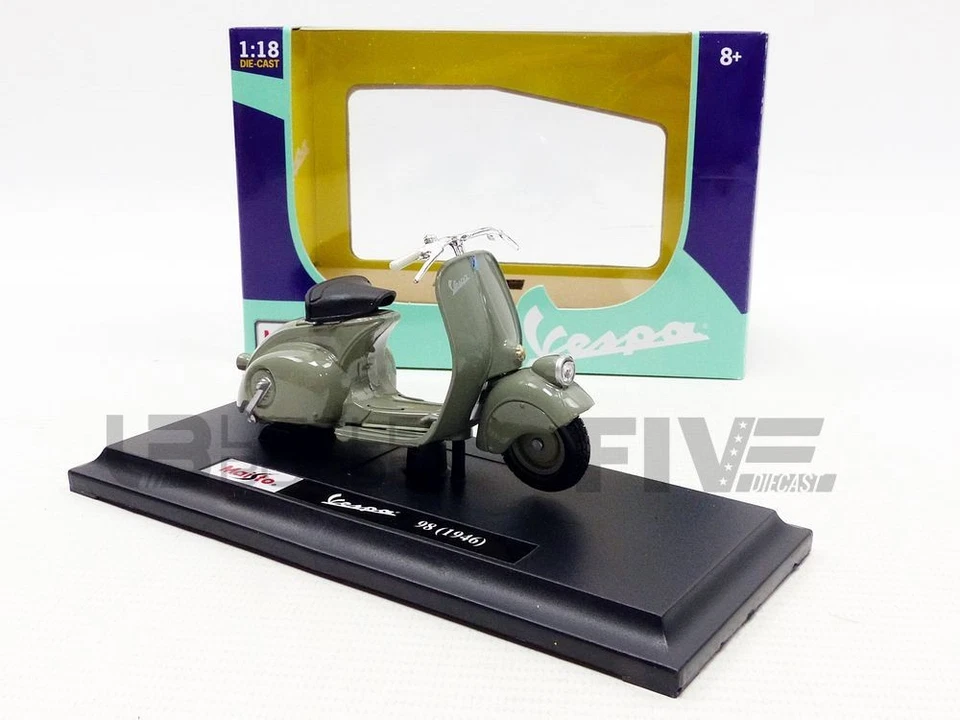 MAISTO 1/18 - VESPA 98 - 1946 3132GR - Image 1 of 1