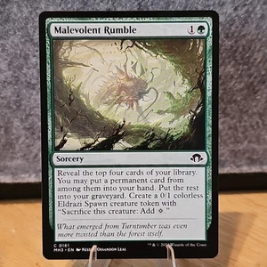 MTG Malevolent Rumble Modern Horizons 3 Set Common #161 NM Fresh Pull No Play - Picture 1 of 2