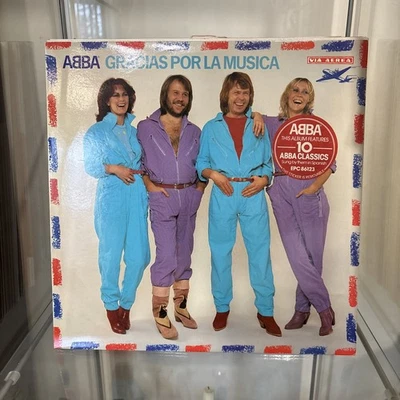 ABBA Gracias Por La Musica Vinyl Album LP Septima 1980 Promo Stamp - Image 1 of 4