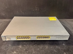 WS-C3750G-24T-E CISCO CATALYST 3750 SERIES 24 ETHERNET PORTS SWITCH - Picture 1 of 3