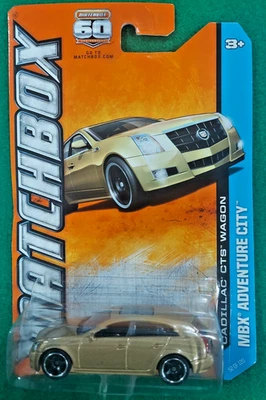Matchbox ~ MBX Adventure City Series ~ Cadillac CTS Wagon ~ Gold Color ~ 52/120 - Image 1 of 4