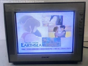 Sony Trinitron Kv-13fm12 13" CRT Flat Retro Gaming TV - Picture 1 of 10