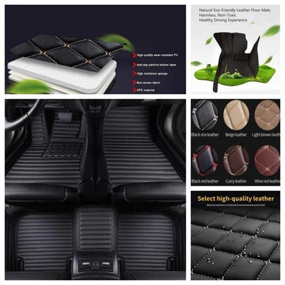 For Infiniti FX Car Floor Mats Custom Luxury Front & Rear Auto Carpets Liners - Image 1 of 4