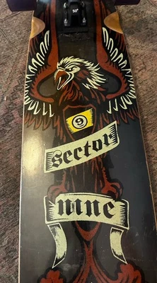 Sector 9 44" x 9.25" EAGLE SKATEBOARD  Gull Wing 50/ 72/75A - Image 1 of 4