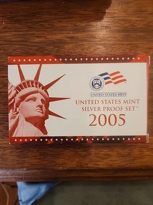 2005-S 90% Silver Proof Set US Mint -11 Coin Set w/ Box and COA - Image 1 of 4