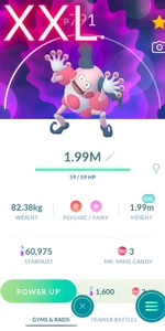 Mr.Mime XXL | Pokemon Tr-de Go - Picture 1 of 1