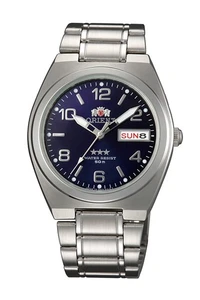 Rare Orient 3 Stars Automatic Luminous Hands SAB08002D Blue Dial Made in Japan - Bild 1 von 1