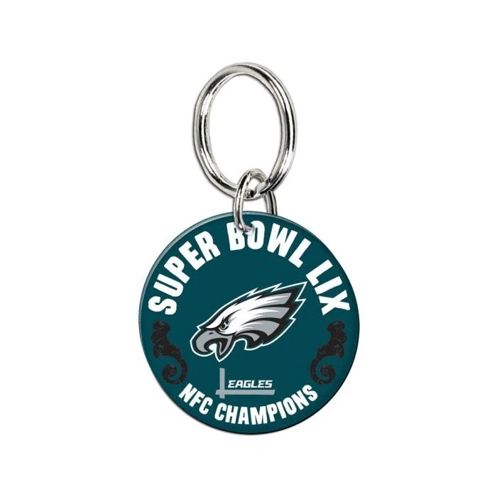 2024 NFC Champions Philadelphia Eagles 2025 Super Bowl LIX 59 Key Ring - Image 1 of 1