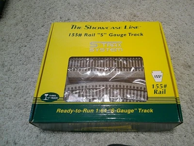 S GUAGE AMERICAN FLYER/S-HELPER SERVICE TRACK SET 19' RADIUS WITH 4-10  CODE 155 - Image 1 of 3
