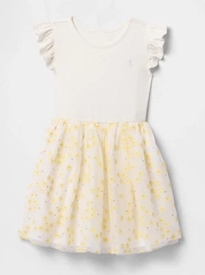 Nuevo Vestido Gap Flor Tul Niñas Talla 2T Foto 1 de 4