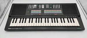 Teclado electrónico Yamaha PortaSound PSS-470 - Probado - Funciona - Imagen 1 de 10