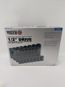 Matco Tools (SCPM306V) 1/2" Drive 30pc Metric 6 Point Socket Set - Bild 1 von 6