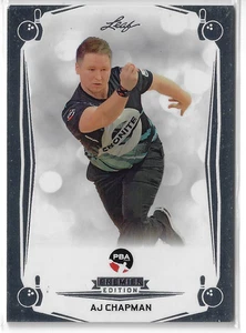 Bowling Leaf PBA Premier Edition 2023 AJ Chapman #B-1 base plateada - Imagen 1 de 1