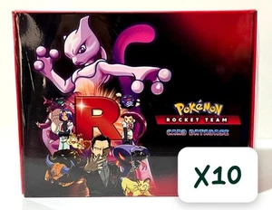 POKEMON 10 BOX TEAM ROCKET BASE DE DATOS 2025 - Juego completo de cartas 148/148 Perú nuevo - Imagen 1 de 18