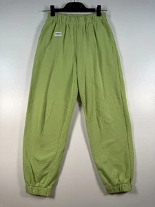 Brandy Melville Damen Jogginghose Jogger Fleece Tapered Leg Grün Gr. One Size - Bild 1 von 10