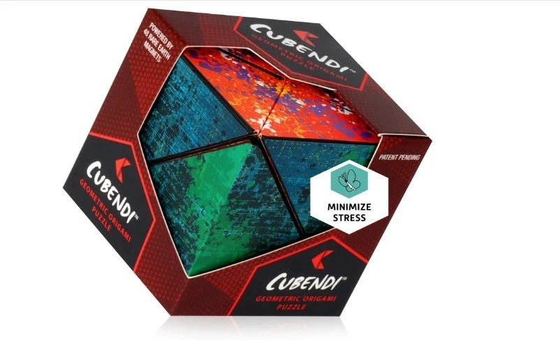 CUBENDI Twist Geometric Origami Puzzle - Infinity Fidget Cube per Adulti e Bambini - Immagine 1 di 4