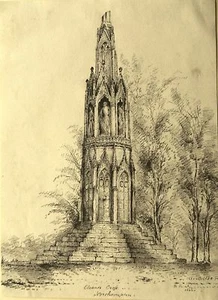 ANTIKE GEBÄUDE ST ELEANOR'S CROSS NORT'N G.M.H.1882 - Bild 1 von 1