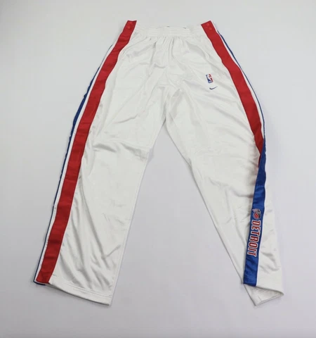 NOS Vtg Nike NBA Detroit Pistons Team Issued Tearaway Pants 3XL Mini Swoosh USA Cover