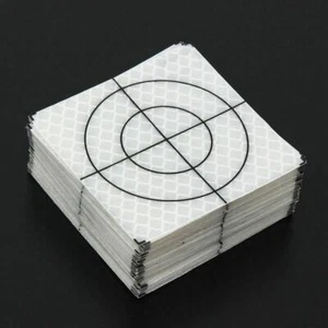 Reflektierende Targets Reflektierende Aufkleber 40x40mm mit Zielkreuz 20 Stück Neu - Bild 1 von 6